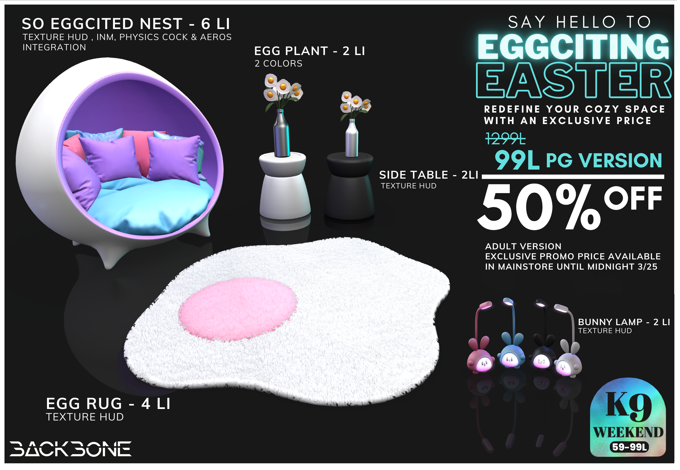 Backbone –  So Eggcited set