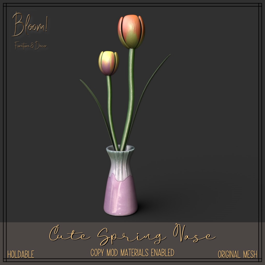 Bloom! Originals – Cute Spring Vase