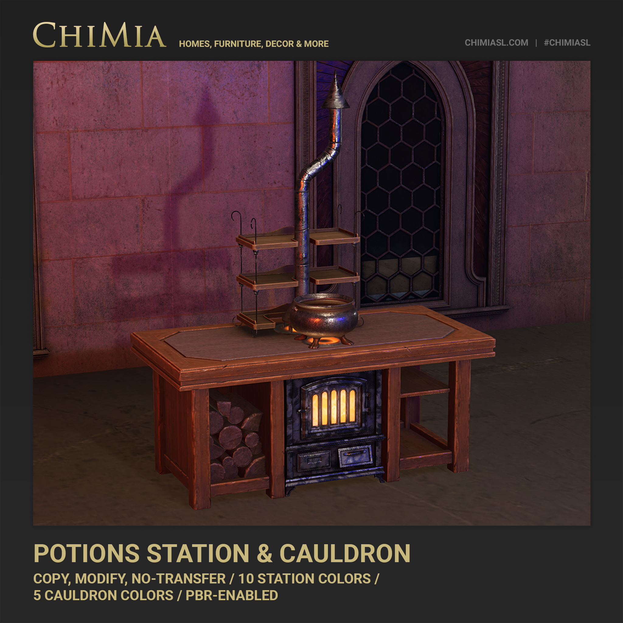 Chimia – Potions Station & Cauldron