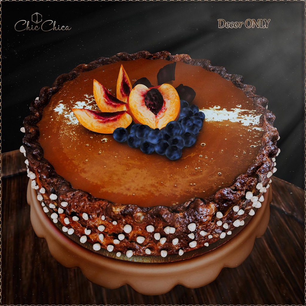 ChicChica – Peach Caramel cake