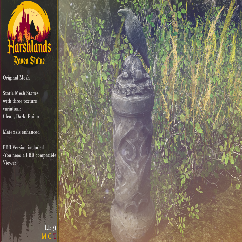 Harshlands – Raven Statue