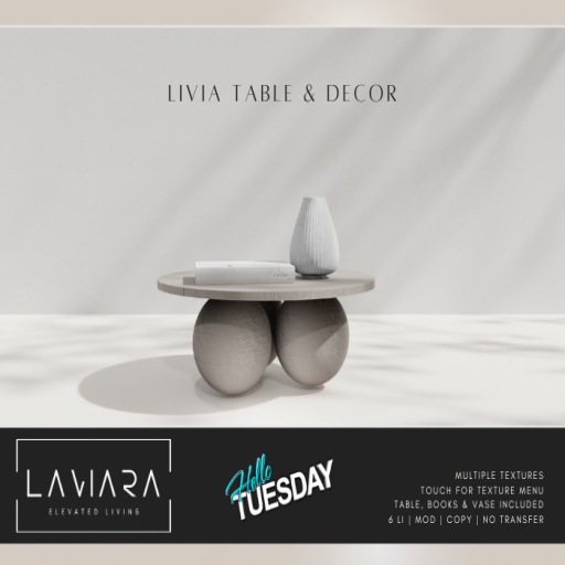 Laviara – Livia Table & Decor