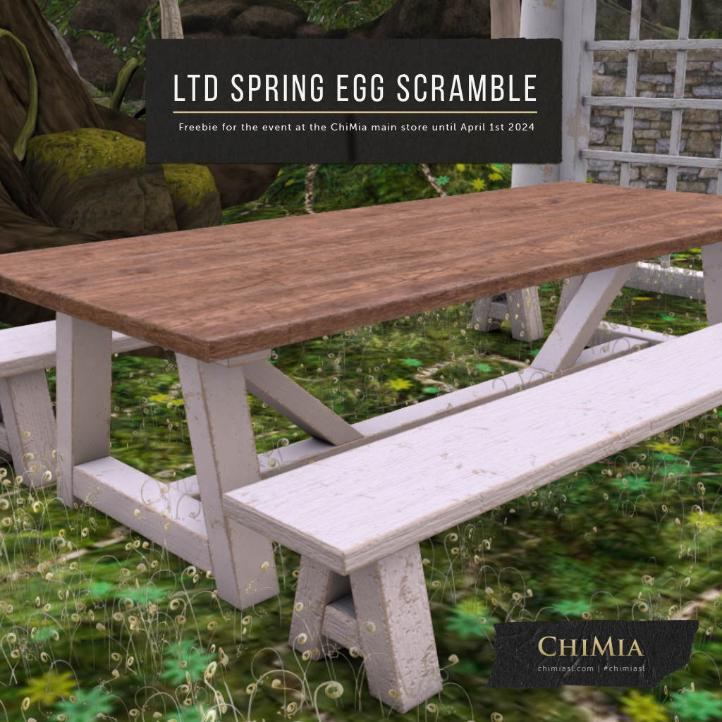ChiMia – Light Plank Dining Table & Bench