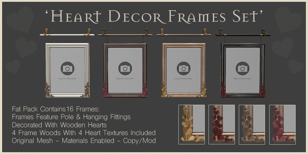 Laminak – Heart decor Frames