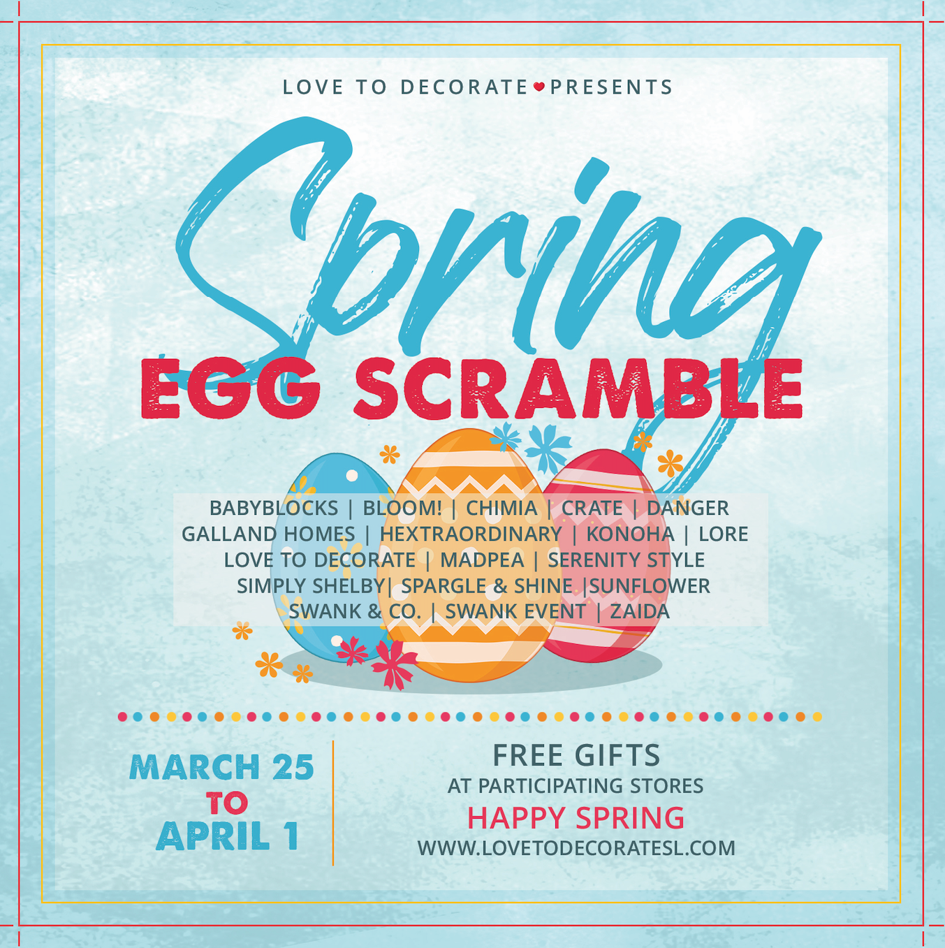Love to Decorate Spring Egg Scramble