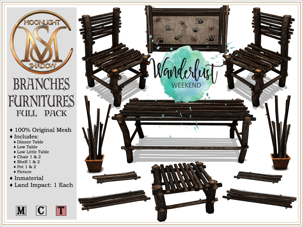 MoonSha – Branches Furniture And Sorcery Scrolls Cabinet