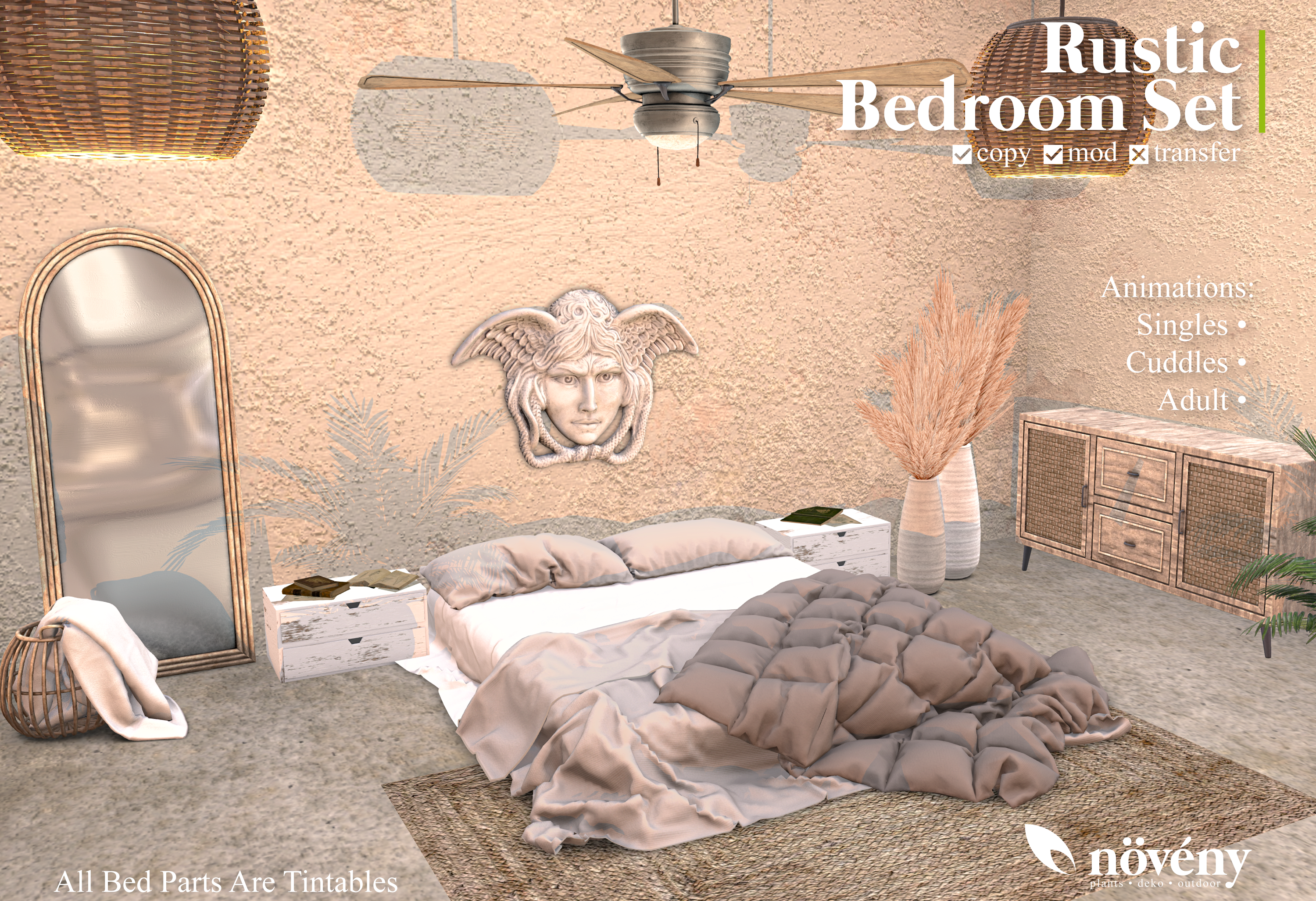Noveny – Rustic Bedroom Set