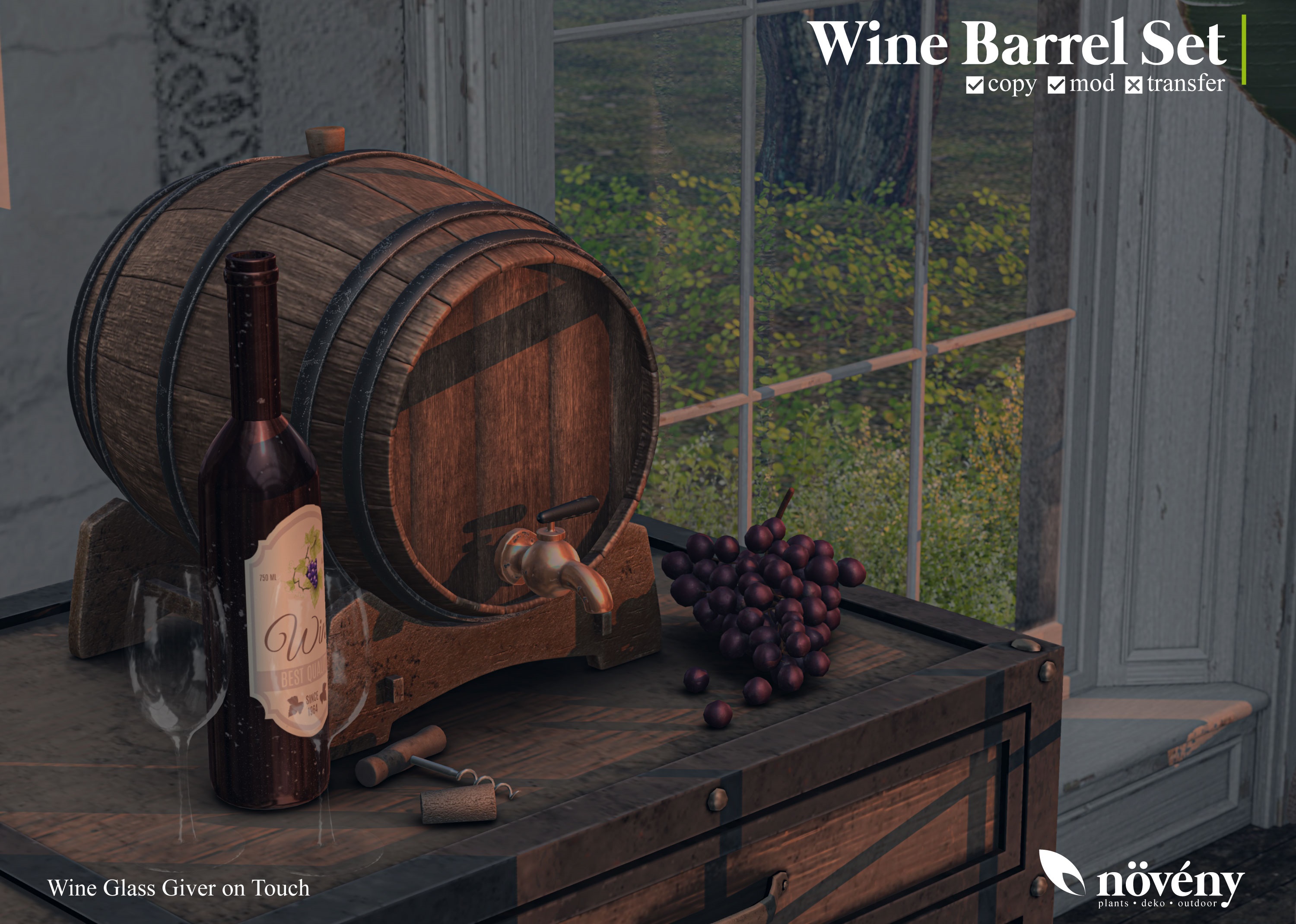 Noveny – Wine Barrel Set