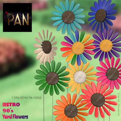 Pan – Retro 90’s Yard Flowers