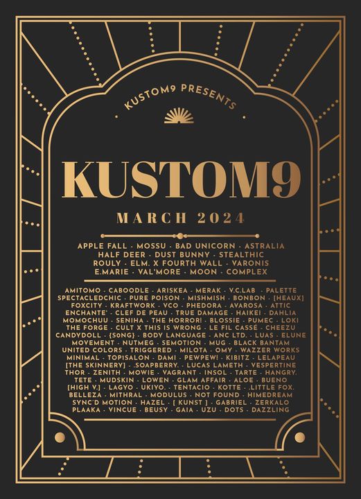 Press Release – Kustom9 – March 2024