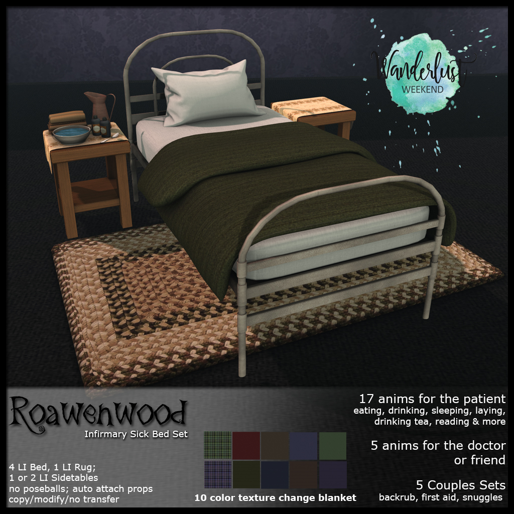 Roawenwood – Infirmary Sick Bed Set