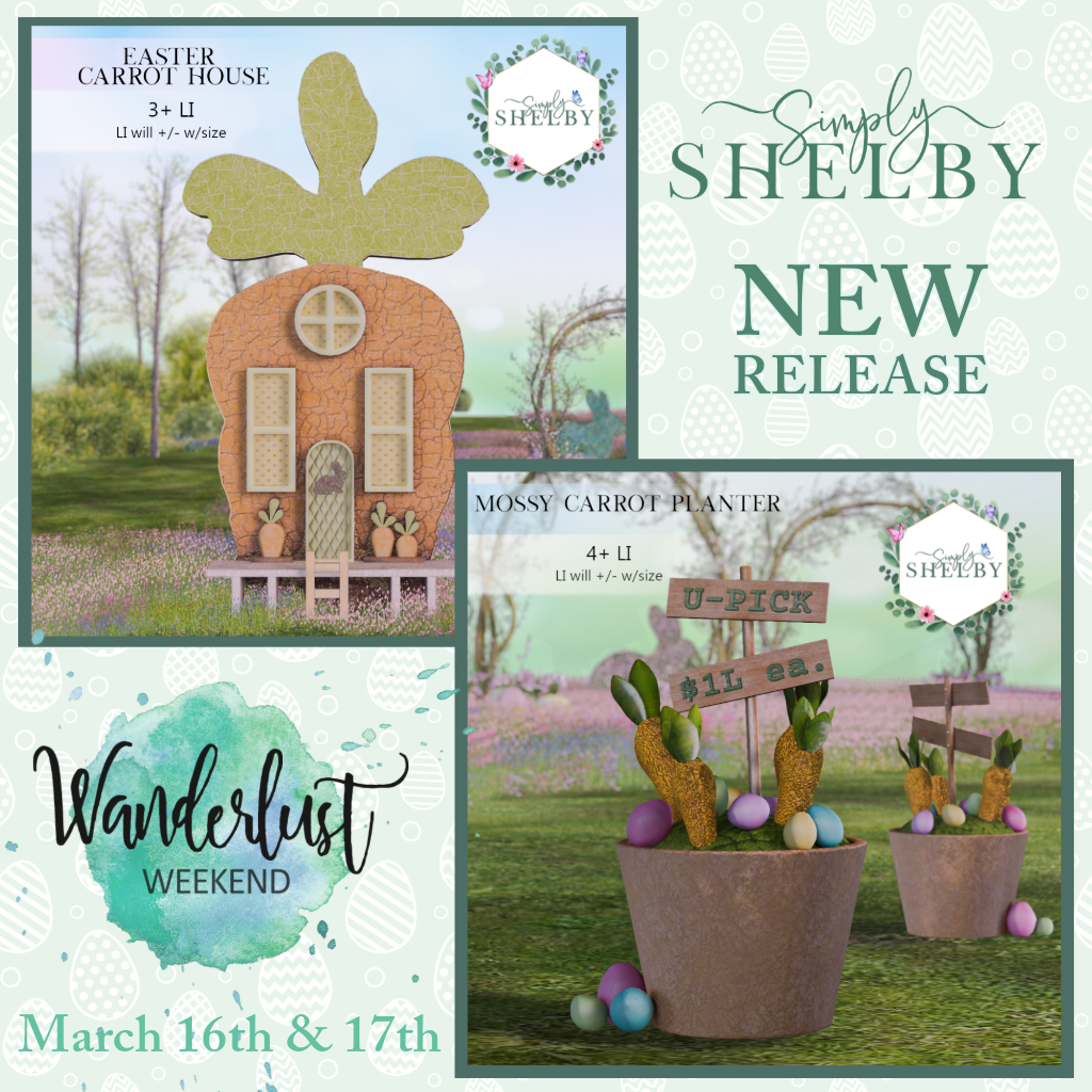 Simply Shelby – Mossy Carrot Planter & House