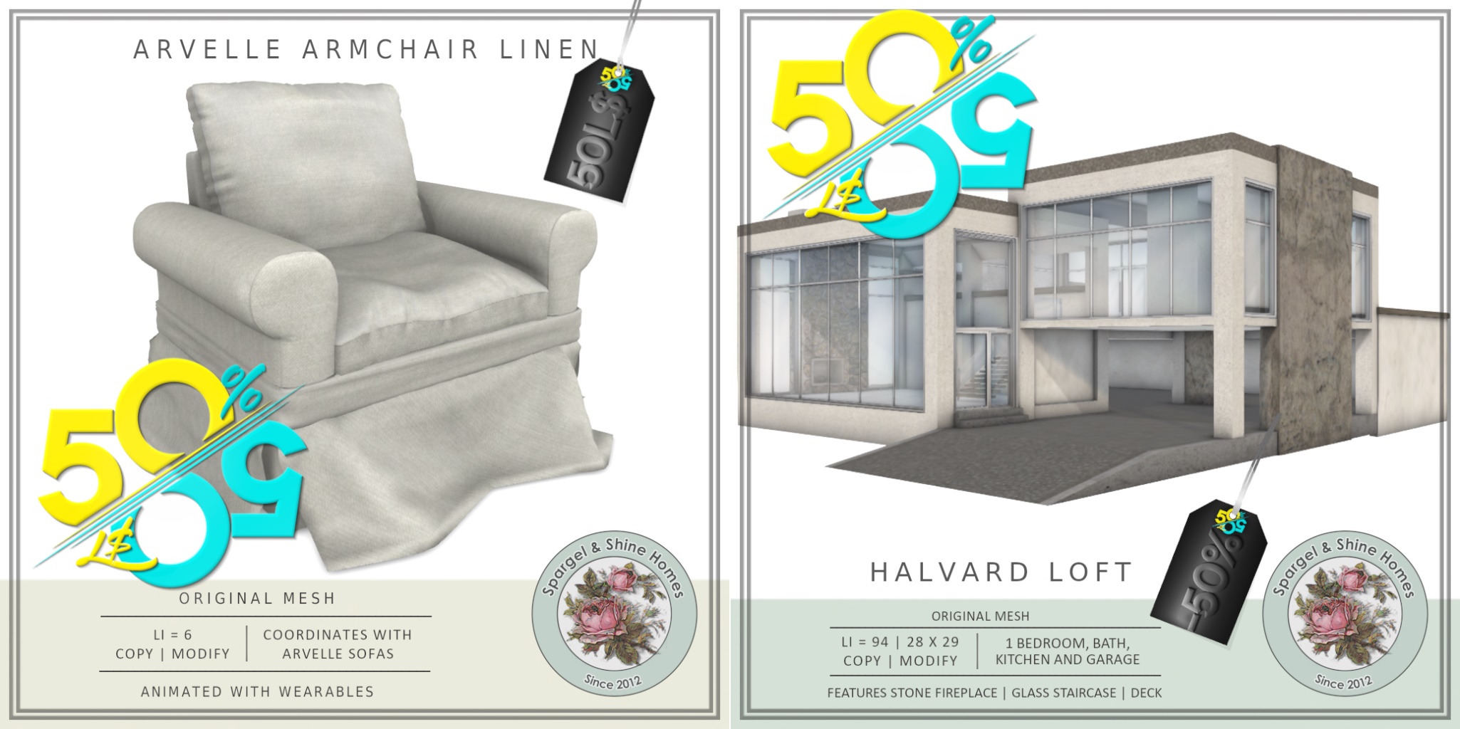 Spargel & Shine – Arvelle Armchair & Halvard Loft