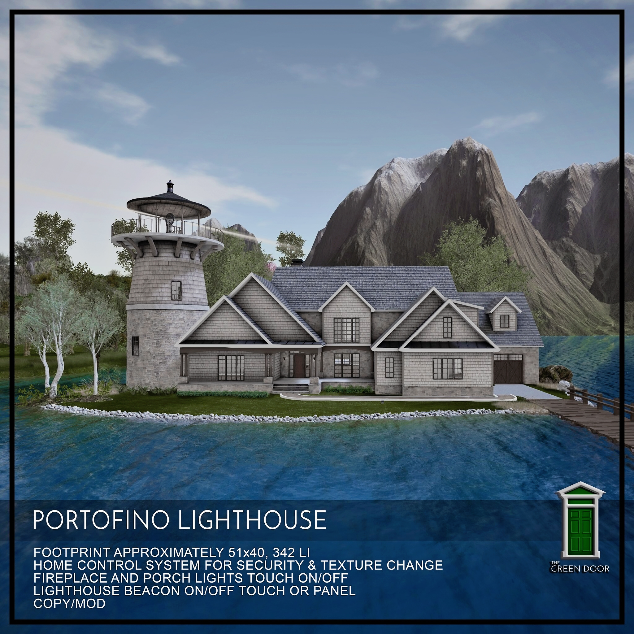 The Green Door – Portofino Lighthouse