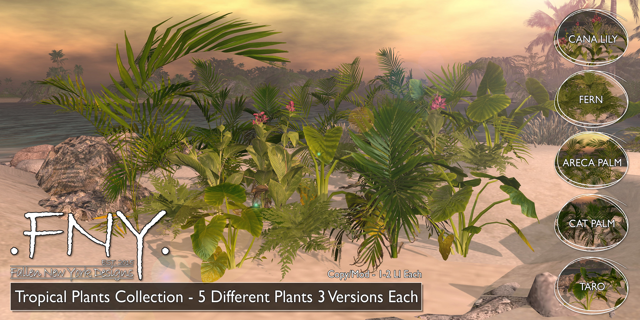 FNY Designs – Tropical Plants Collection