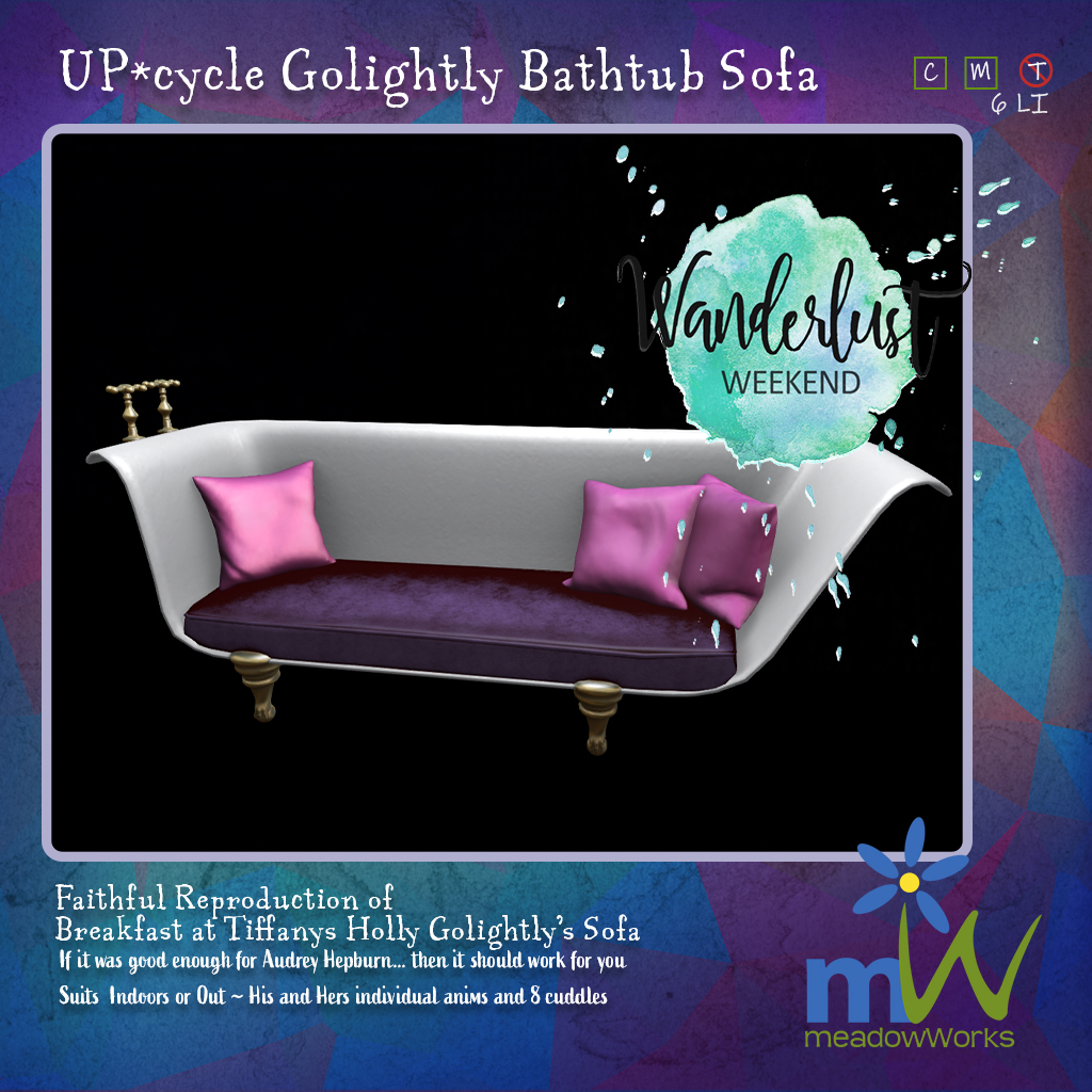 MeadowWorks – UP*cycle Golightly Bathtub Sofa