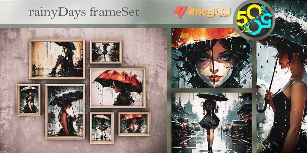 Imegica – Rainy Days Frame Set