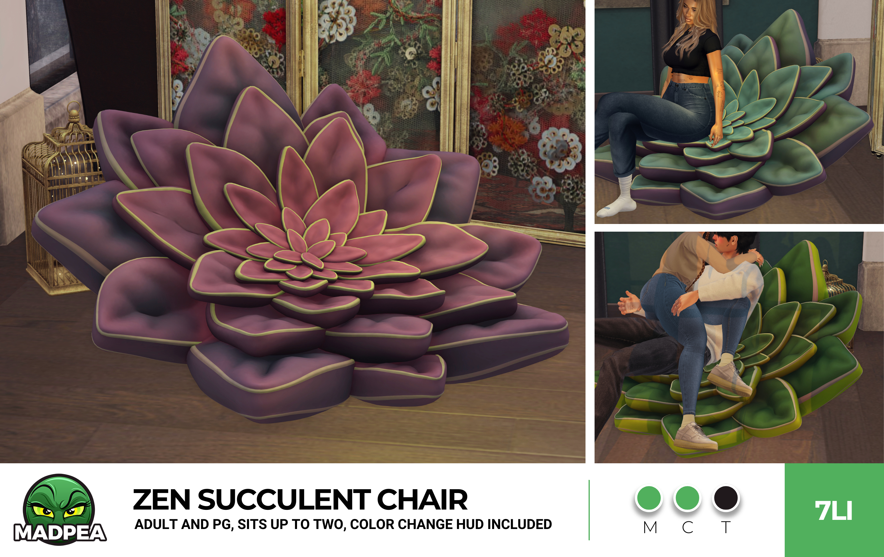 MadPea – Zen Succulent Chair