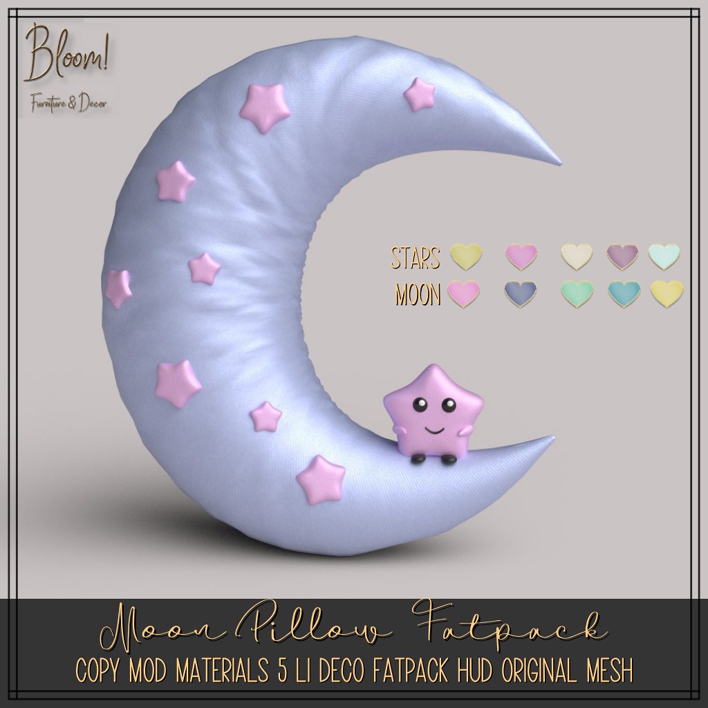 Bloom! originals – Moon Pillow Fatpack