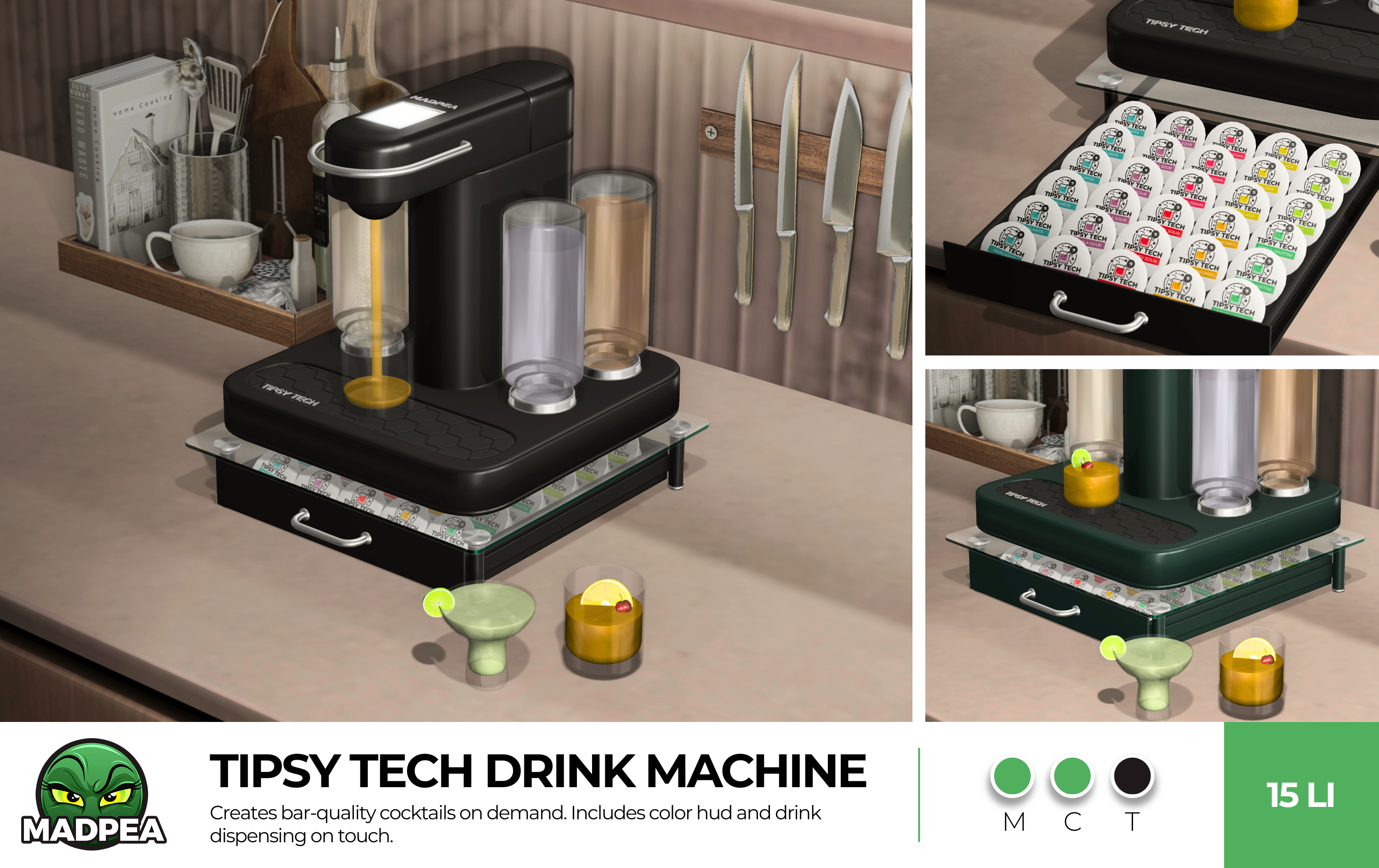 MadPea – Tipsy Tech Drink Machine