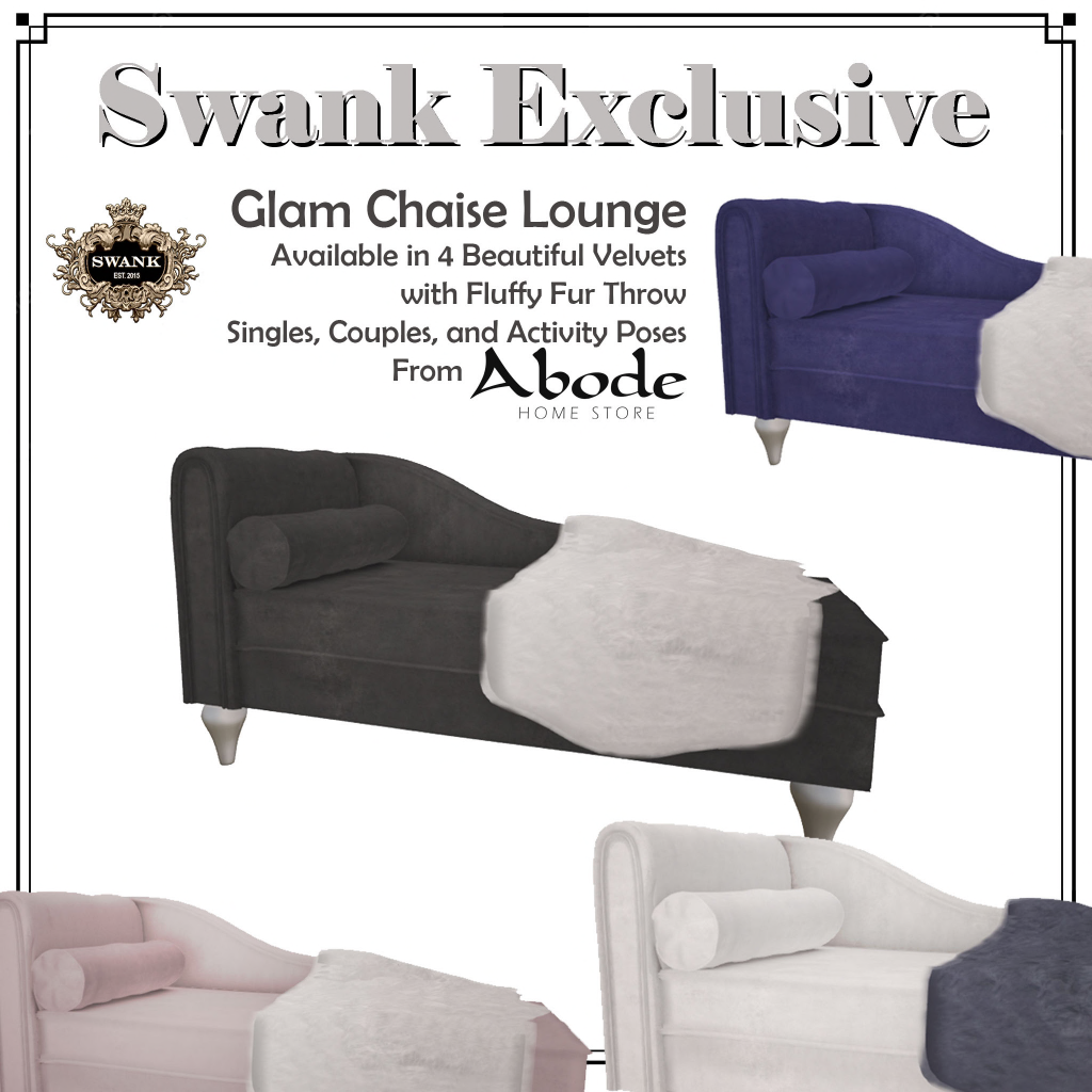 Abode – Glam Chaise Lounge