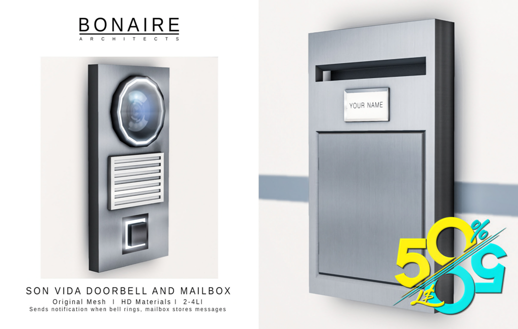 Bonaire – Son Vida Doorbell & Mailbox