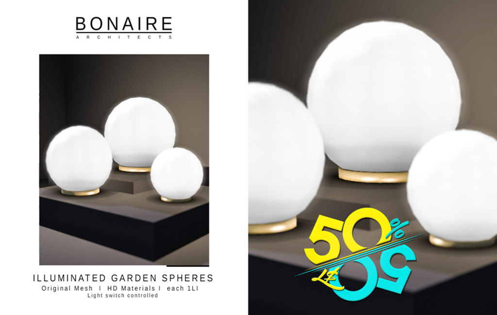Bonaire – Illuminated Garden Spheres