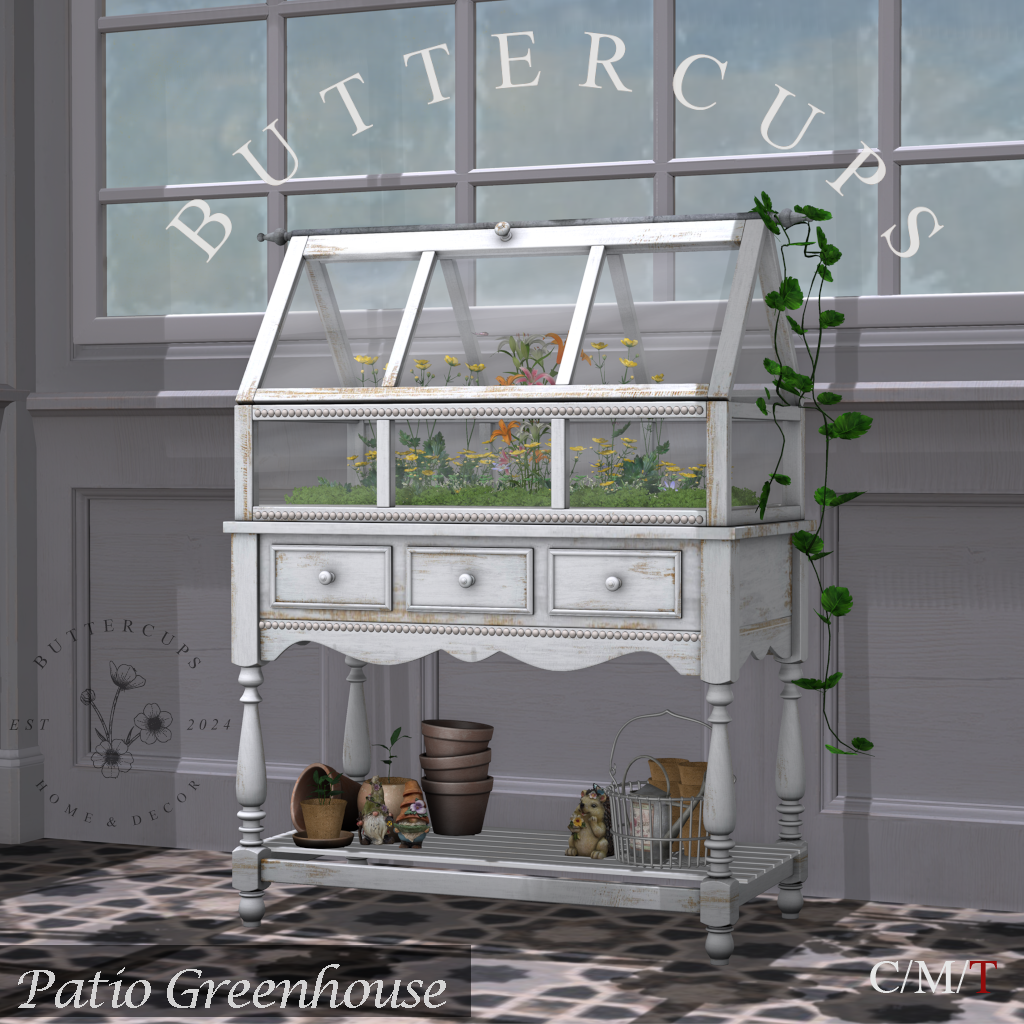 Buttercups – Patio Greenhouse