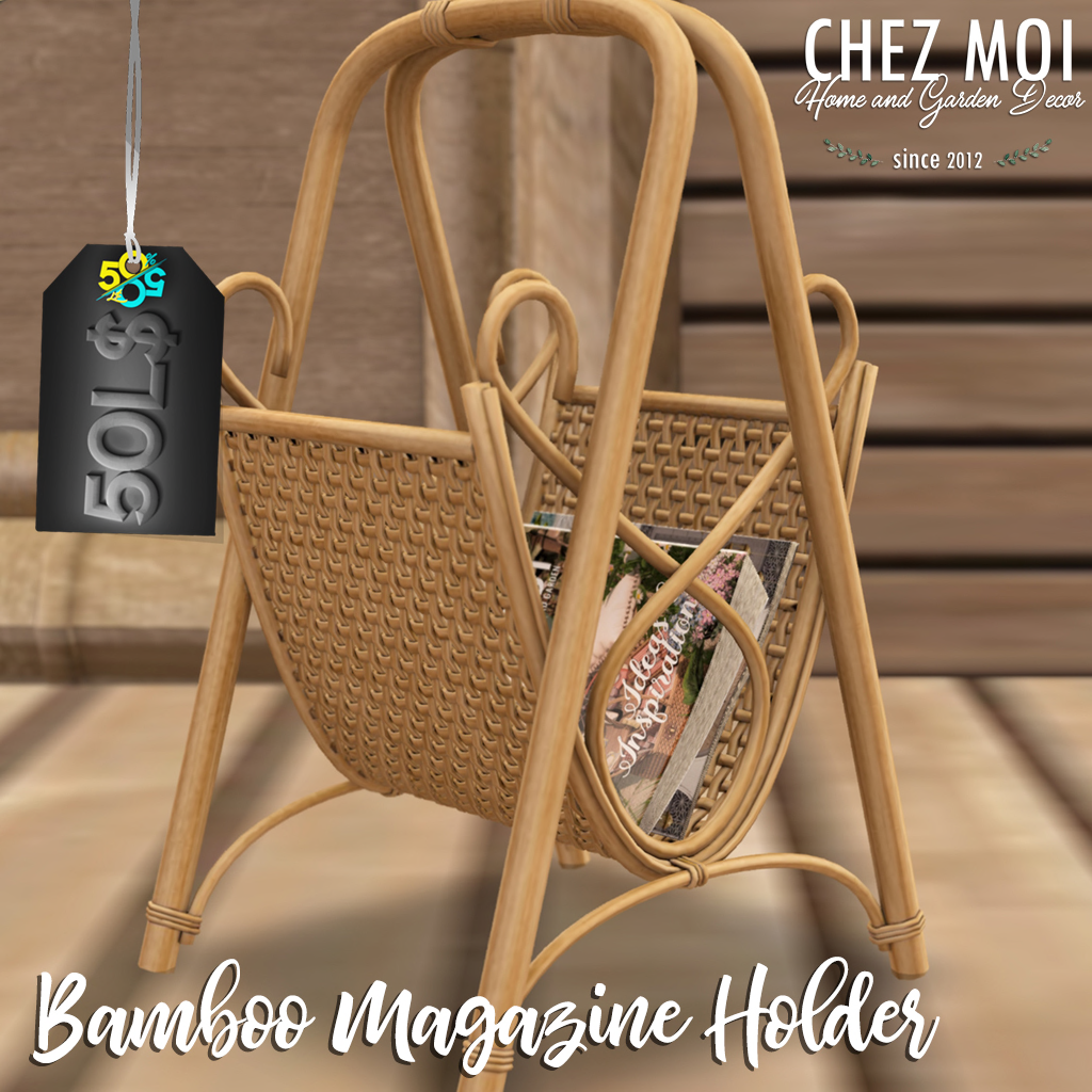 Chez Moi – Bamboo Magazine Holder
