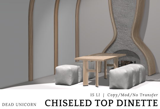 Dead Unicorn – Chiseled Top Dinette