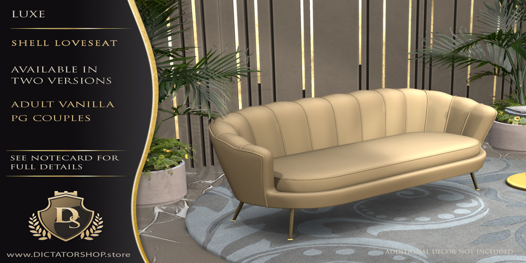 Dictatorshop – Shell Loveseat and Lamps