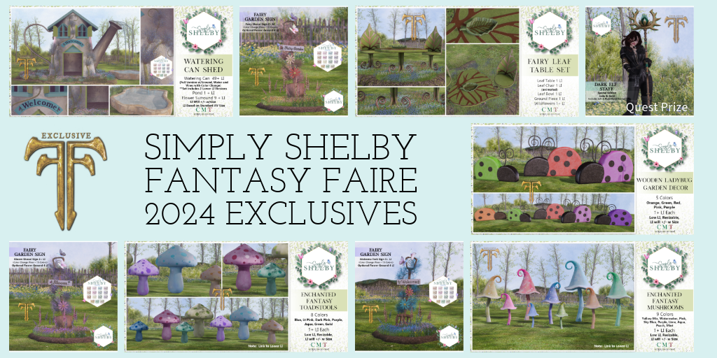 Simply Shelby – Watering Can Shed, Fairy Garden Signs & Leaf Table