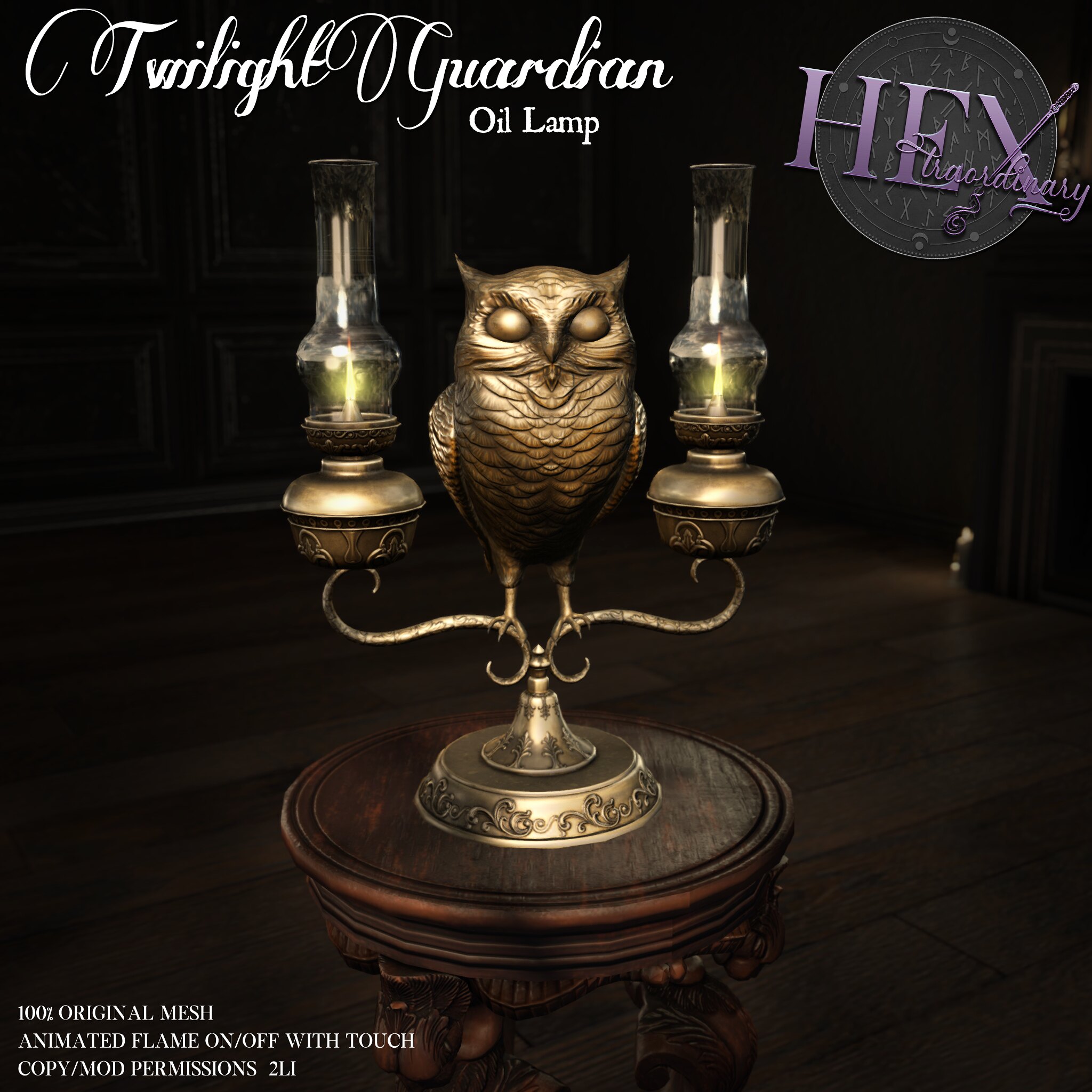 Hextraordinary – Twilight Guardian Oil Lamp