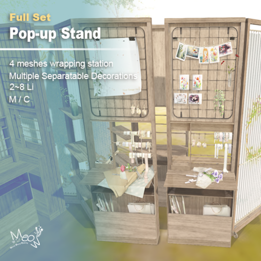 Meow – Pop-up Stand Set