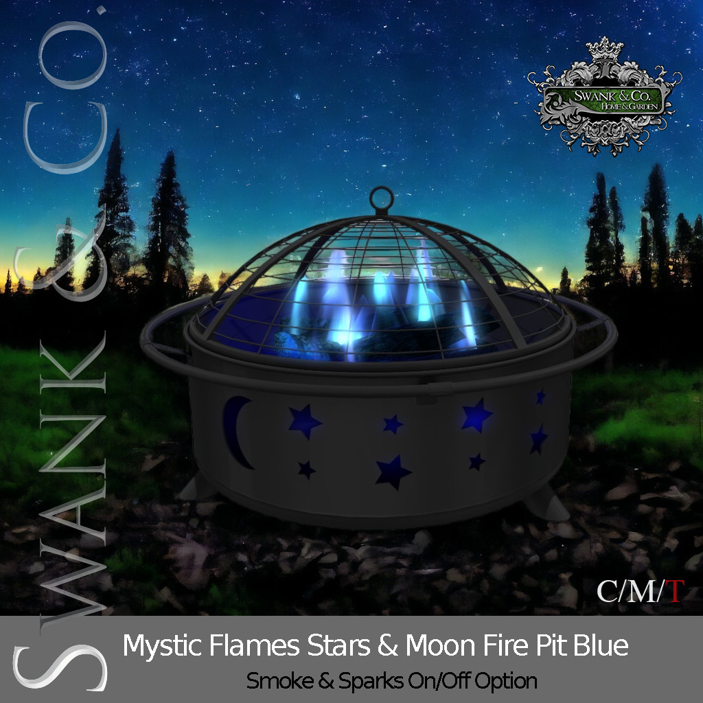 Swank & Co. – Mystic Flames Stars & Moon Fire Pit