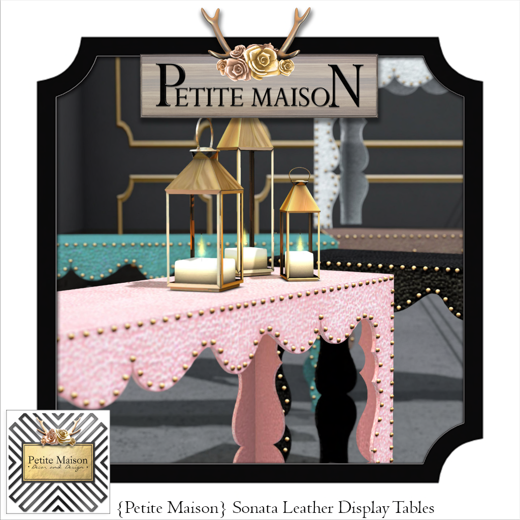 Petite Maison – Sonata Leather Display Tables