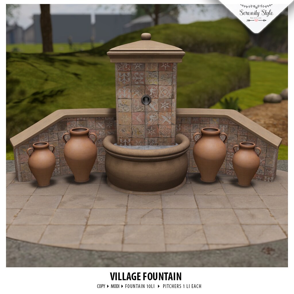 Serenity Style – Village Fountain
