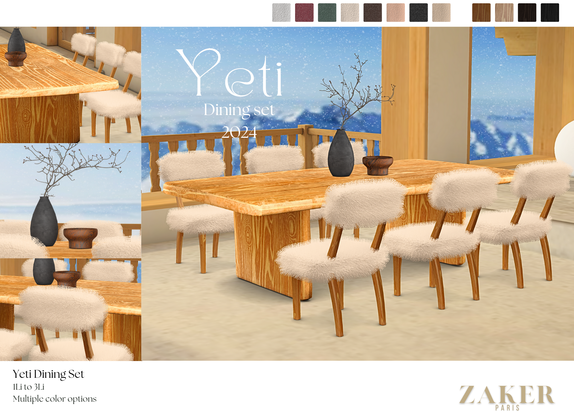 Zaker – Yeti Dining Set