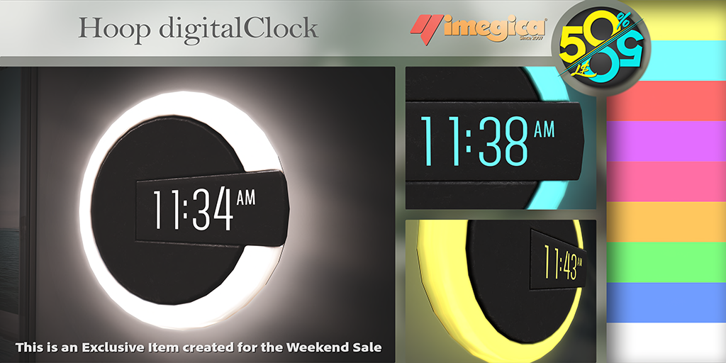 Imegica – Hoop Digital Clock