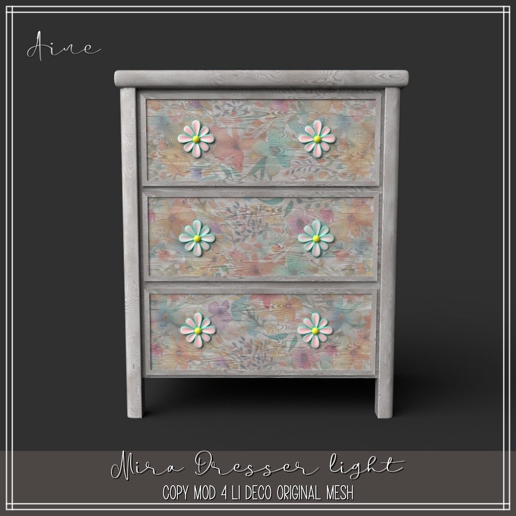 Aine – Mira Dresser Light