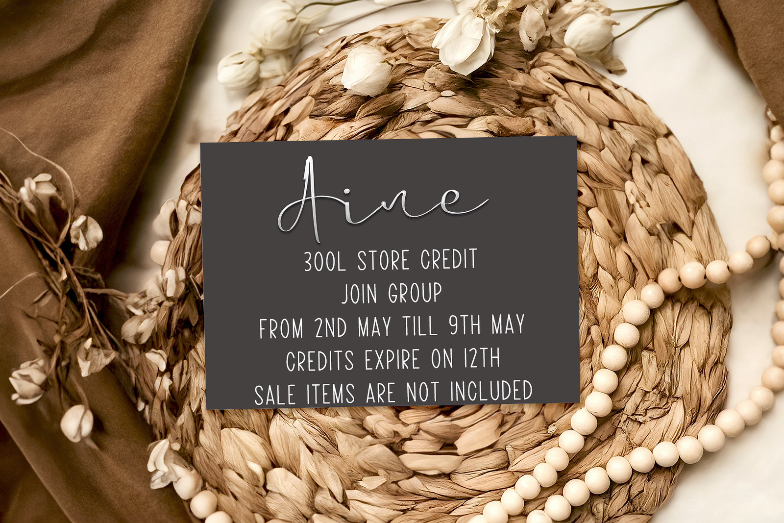 Aine – 300 L Store Credit