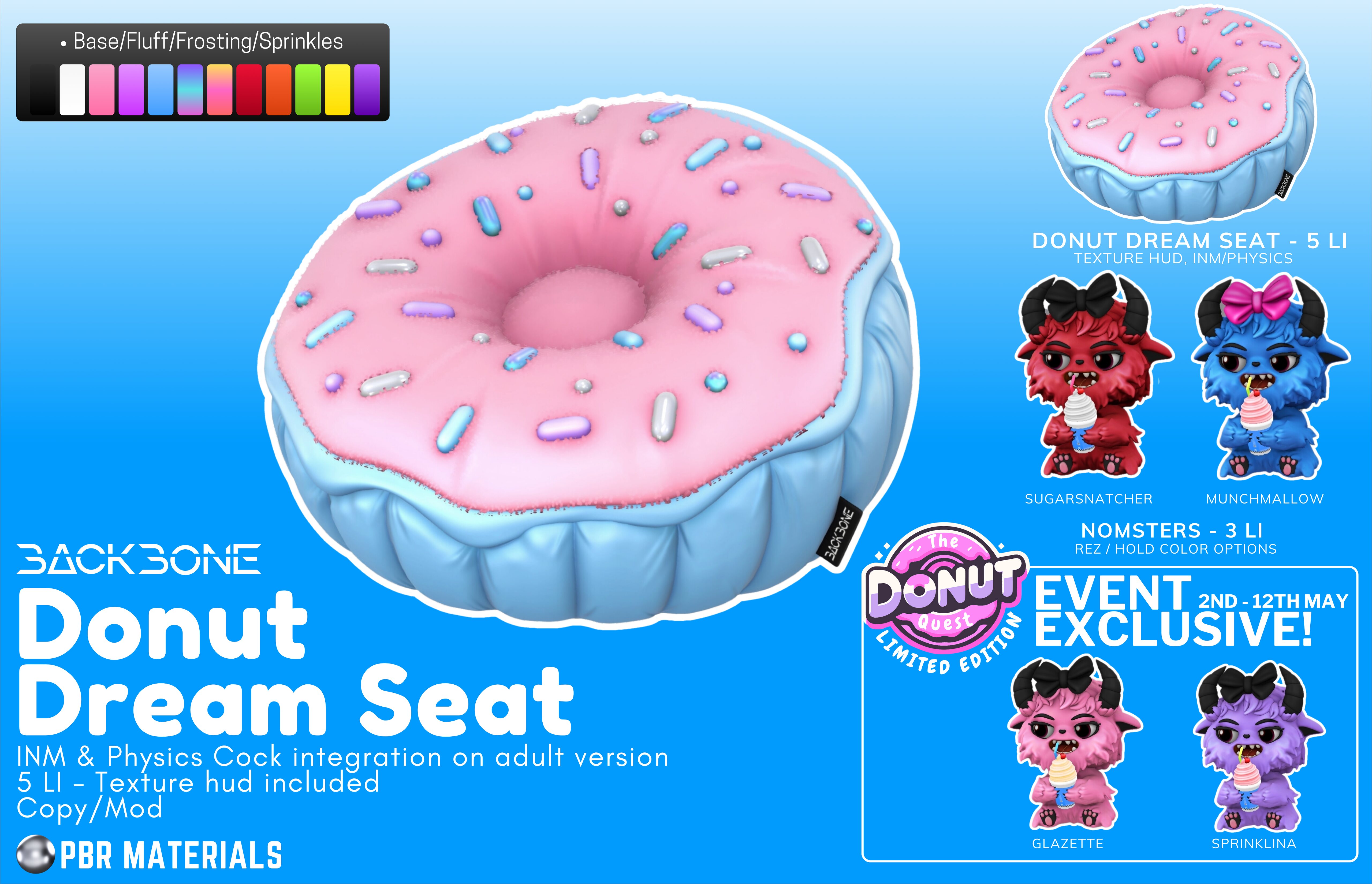 BackBone – donut Dream Seat