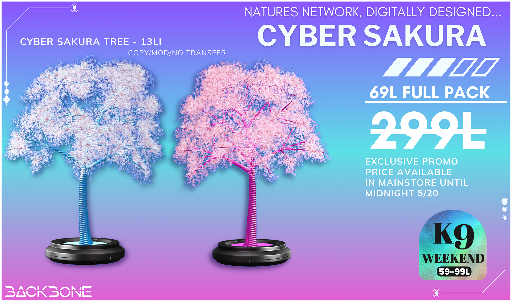 BackBone – Cyber Sakura Trees
