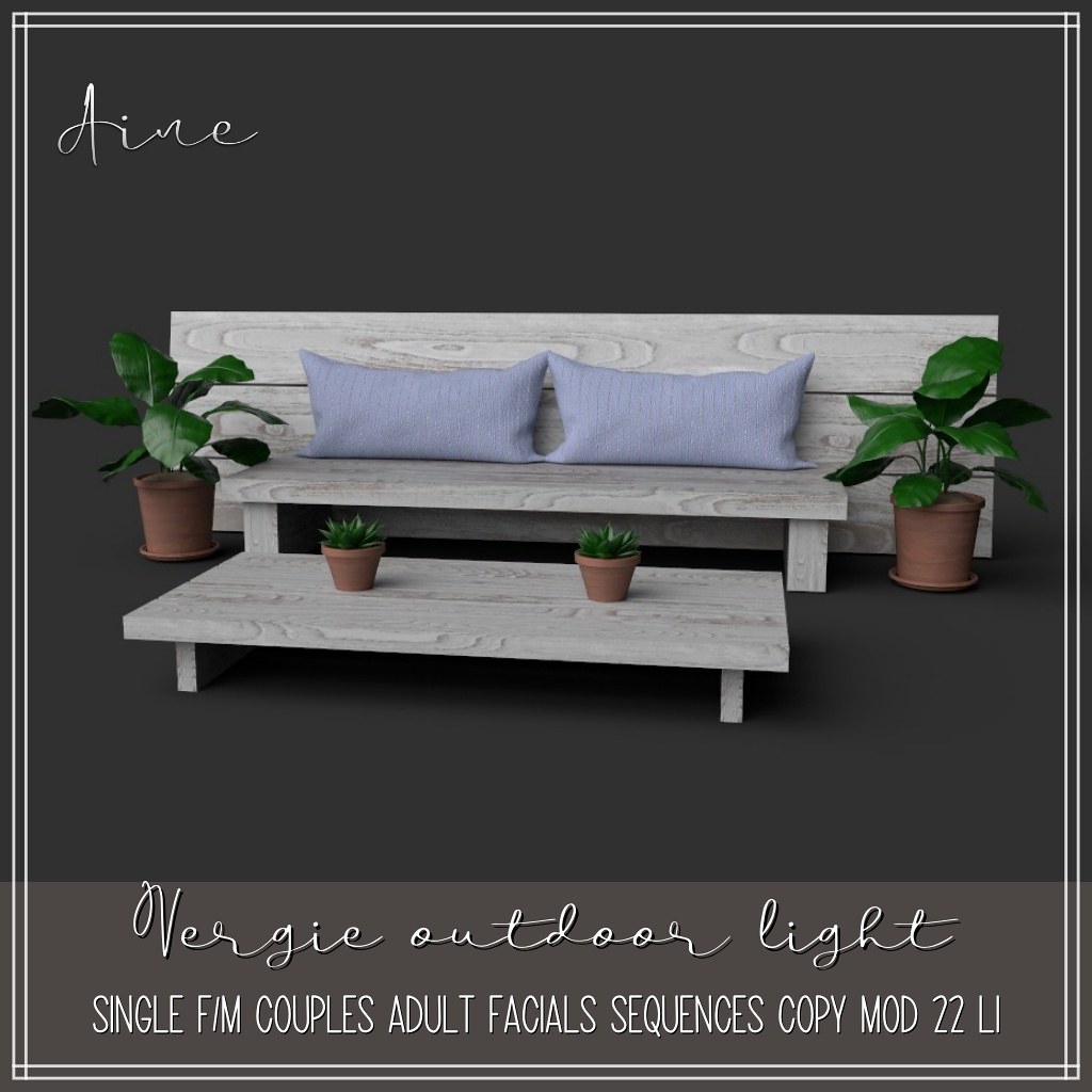 Aine – Vergie Outdoor Seat Light