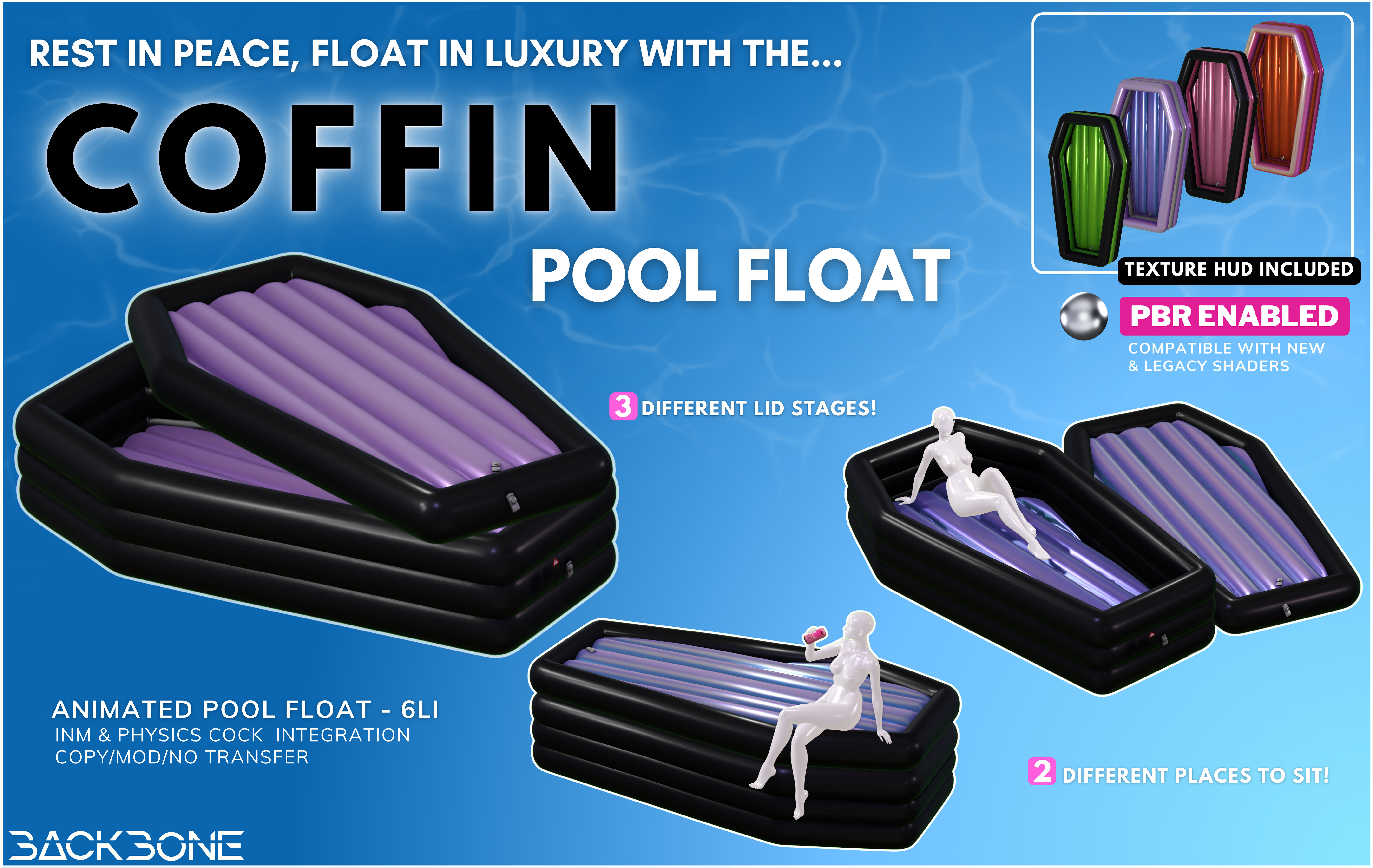 BackBone – Coffin Pool Float