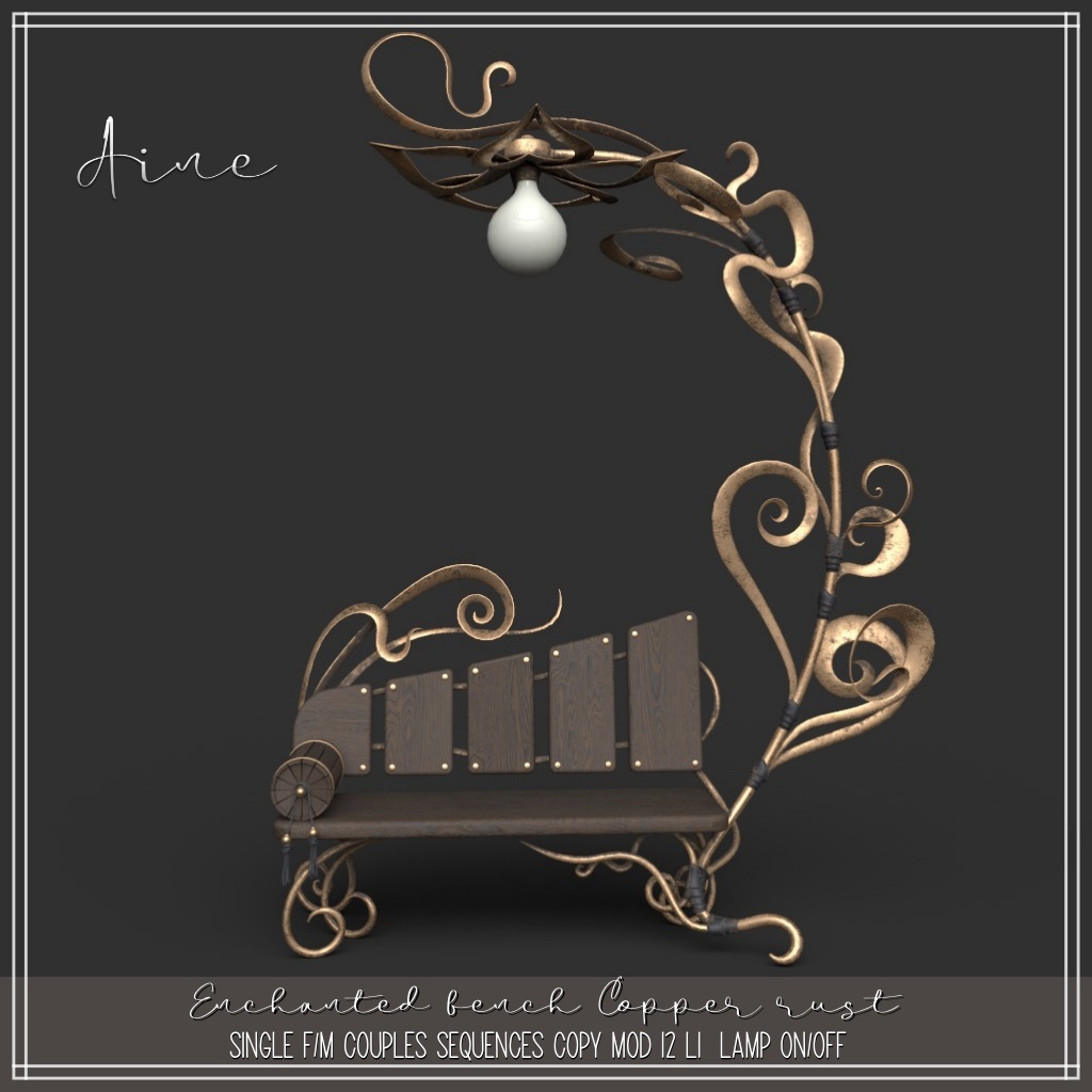 Giveaway! Aine – Enchanted Bench (PG)