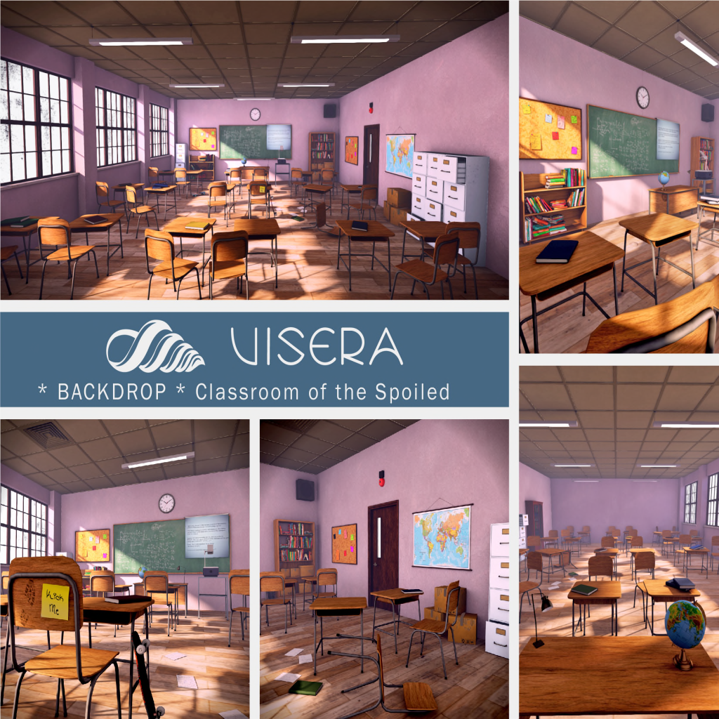 Visera – Classroom of the Spoiled Backdrop