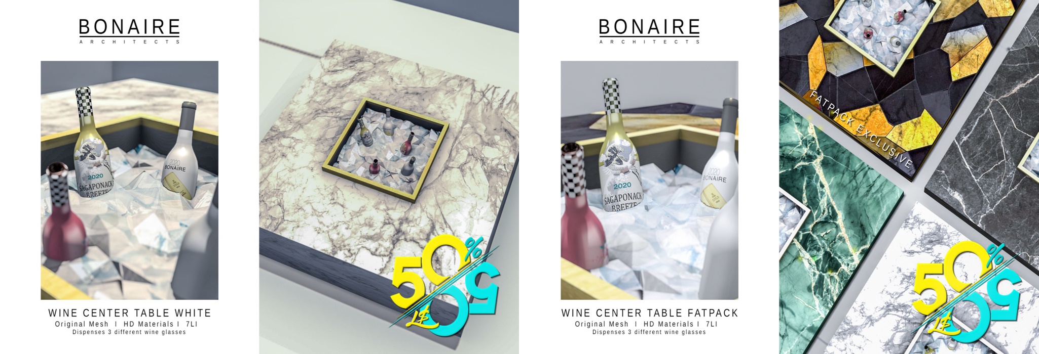 Bonaire – Wine Center Table