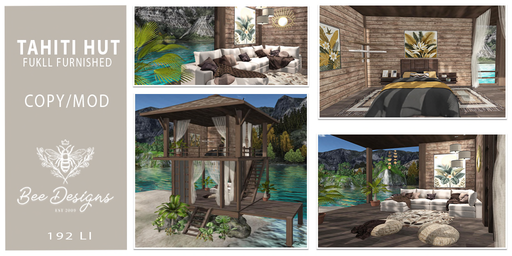 Bee Designs – Tahiti Hut