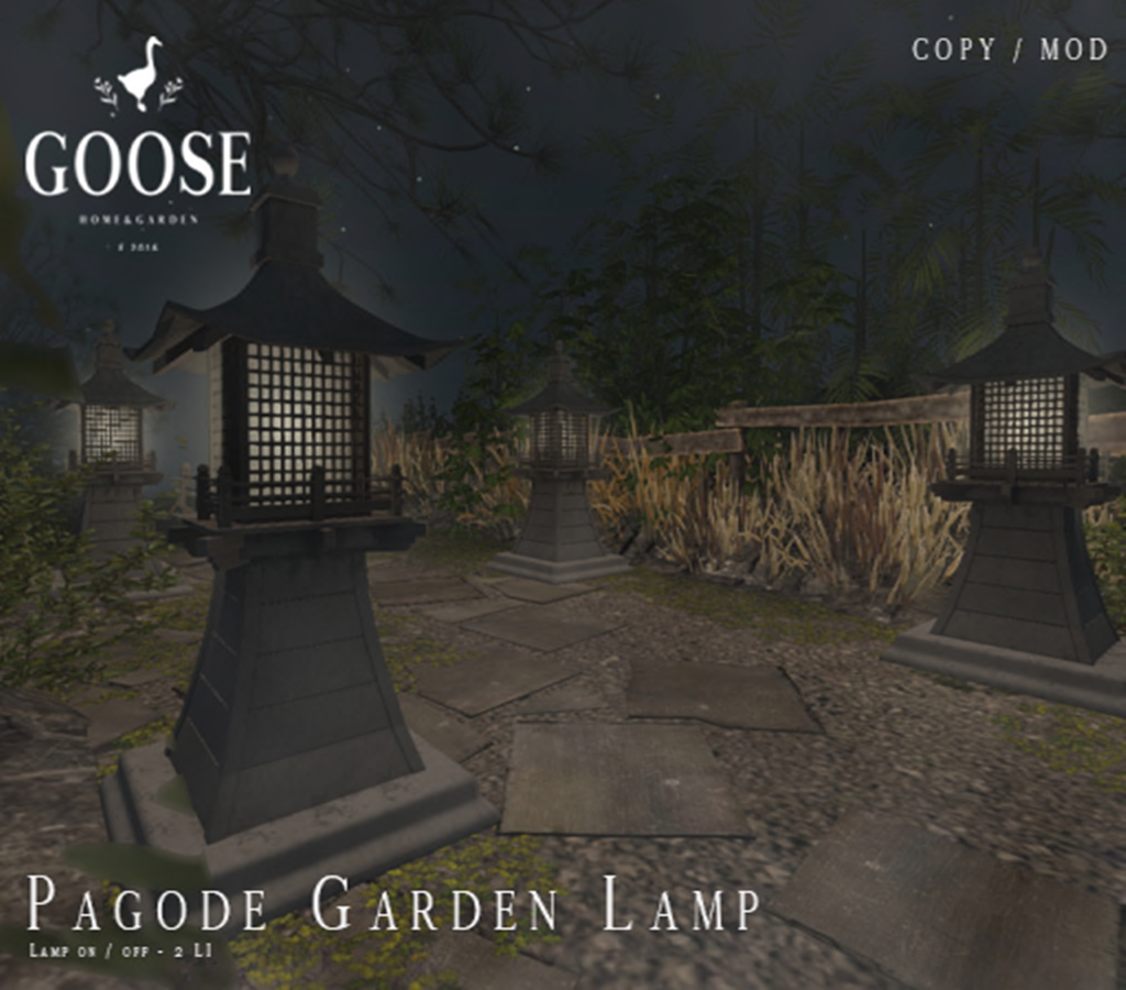 Goose – Pagode Garden Lamp